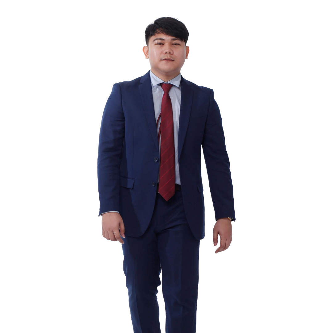 Mark Gattoc in a navy suit